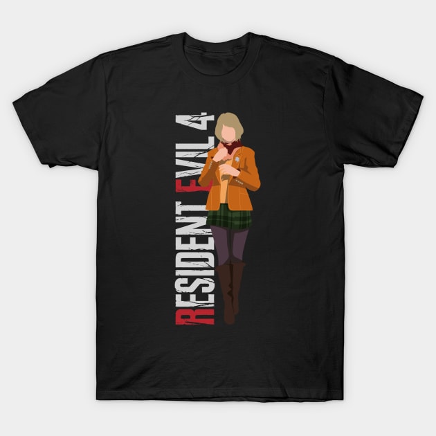 Resident Evil 4 Ashley T-Shirt by Rendigart